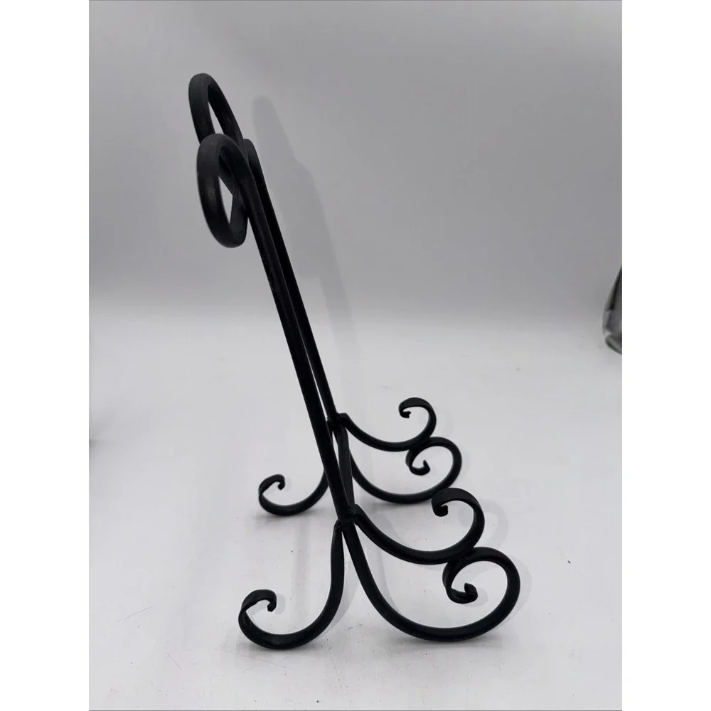 Heavy Duty Wrought Iron Sign Stand Art & Presentation Easel Book/Plate 13